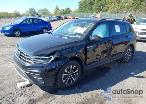 2022 Volkswagen Tiguan 2.0T S из США, поврежденный, VIN 3VV0B7AXXNM176137
